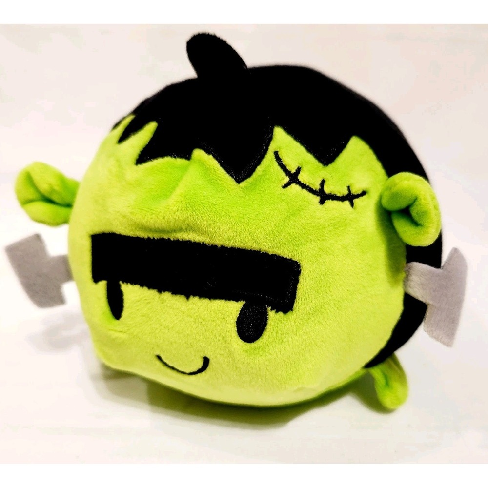 Frankenstein Small Bun Bun Squish Plush Halloween Stackable Toy
